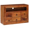 vidaXL Sideboard with Drawer Brown 80 x 30 x 55 cm solid acacia wood
