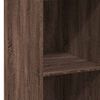 vidaXL Highboard Brown oak Engineered wood Highboard Rectangular