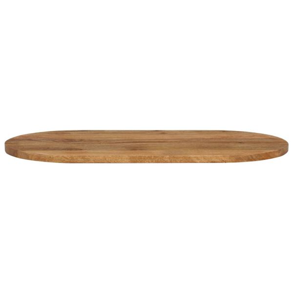 vidaXL Table Top Oak Solid mango wood Medium Sturdy Table Top Oval