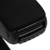 vidaXL Car Armrest Black 5.7"x12.6"x(10.6"-18.1") ABS