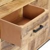 vidaXL Sideboard Mango Wood with Iron Solid Mango Wood Medium Sideboard