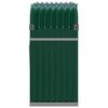 vidaXL Log Holder Green 47.2"x17.7"x39.4" Galvanized Steel