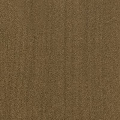 vidaXL Side Cabinet Honey Brown 14"x13.2"x29.9" Solid Wood Pine