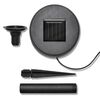 vidaXL Garden Light Set of 3 Cool White Plastic Small Solar