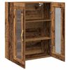 vidaXL Wall Cabinet Old Wood 27.36 x 13.39 x 35.43 in Engineered Wood
