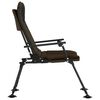 vidaXL Fishing Chair Taupe and black