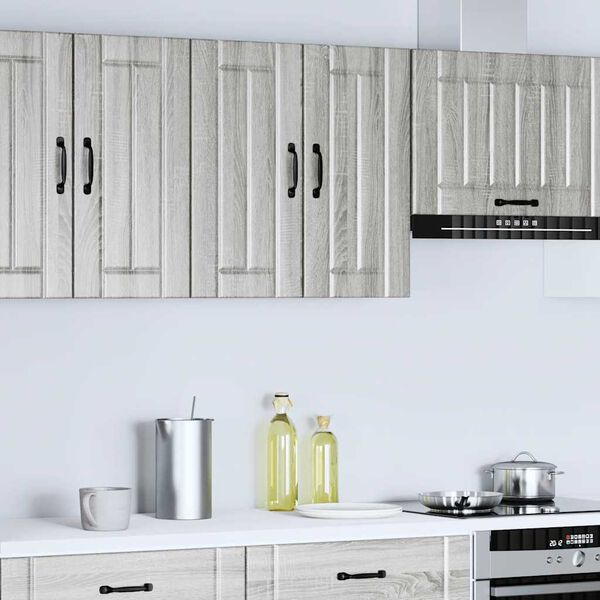 vidaXL Kitchen Wall Cabinet Grey Sonoma Engineered Wood