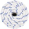 vidaXL Boat Rope White 0.79 " 164.0 ' Polypropylene
