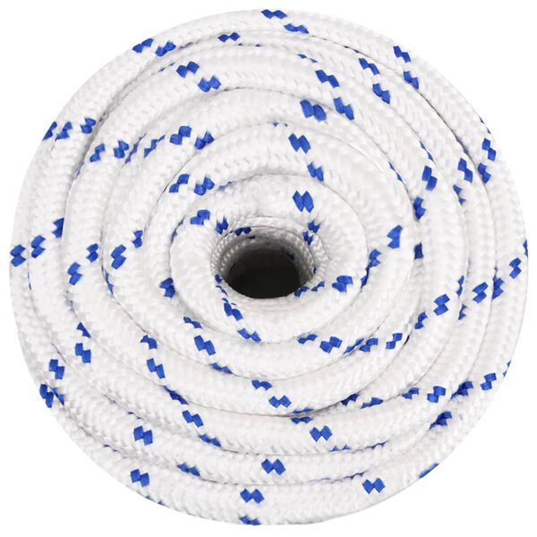 vidaXL Boat Rope White 0.79 " 164.0 ' Polypropylene