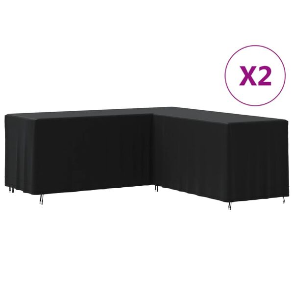 vidaXL Sofa Cover Black 420D Oxford fabric with a PU coating