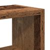 vidaXL Wall Shelf Old Wood Engineered Wood 17.7 in x 6.3 in x 17.7 in