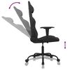 vidaXL Gaming Chair Black Fabric