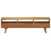 vidaXL TV Stand Solid Wood Mango 55.1"x11.8"x16.1"