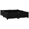 vidaXL Raised Bed Black Polypropylene Medium Durable Planter Box