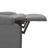 vidaXL Recliner Dark Gray Fabric