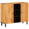 vidaXL Side Cabinet Natural wood Solid Acacia wood, Engineered wood, Iron