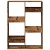 vidaXL Bookcase Old wood Engineered wood Large Bookshelf Rectangular