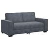 vidaXL 2-seater Sofa Dark Grey
