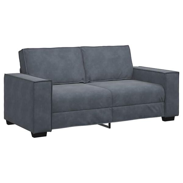 vidaXL 2-seater Sofa Dark Grey