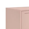 vidaXL TV Cabinet Pink Cold-rolled steel 39.4x15.4x17.1 in TV Cabinet