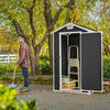 Keter Garden Shed Dark Grey Polypropylene Compact Garden Shed
