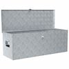 vidaXL Aluminum Box 43.5"x15.2"x15.7" Silver