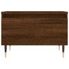 vidaXL Coffee Table Brown oak Engineered wood, metal Medium Coffee Table