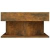 vidaXL Coffee Table Smoked Oak Engineered wood Low Coffee Table