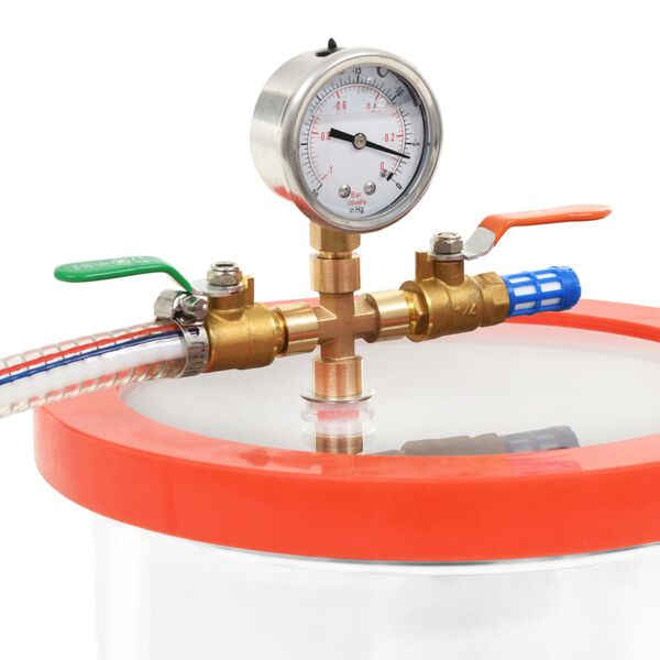 vidaXL Vacuum Chamber Stainless Steel 3.0 gal