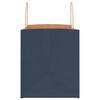 vidaXL Paper Bags 50 pcs with Handles Blue 12.6x8.7x9.4"