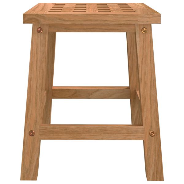vidaXL Step Stool 11.4"x8.9"x10" Solid Wood Walnut