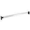 vidaXL Telescopic Wardrobe Rails 4 pcs Silver 22.8"-39.4"