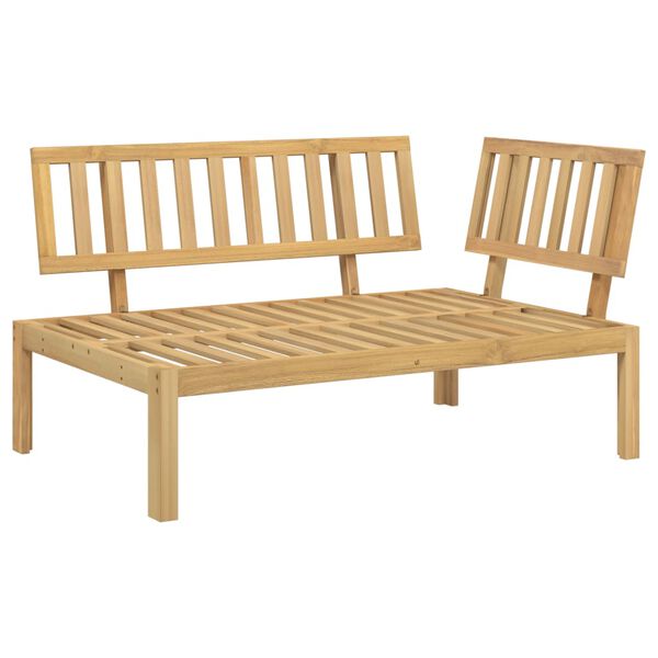 vidaXL Patio Pallet Corner Sofa Solid Wood Acacia