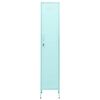 vidaXL Locker Cabinet Mint Steel 14.6x18.1x70.9 in Locker Cabinet