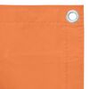 vidaXL Balcony Screen Orange 35.4"x196.9" Oxford Fabric