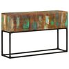 vidaXL Console Table Brown base with blue, green, cream hues