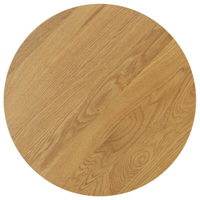 vidaXL Lamp Table 15.7"x19.7" Solid Oak Wood