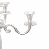vidaXL Candle Holder Silver 15.35 x 15.35 x 23.62 in Aluminium