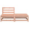 vidaXL Garden Sofa Natural Wood Solid Douglas wood Standard