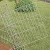 vidaXL Rabbit Cage Silver 650 x 55 x 55 cm Galvanised Steel