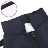 vidaXL Dog Coat Navy Blue Polyester, Fleece Small Waterproof Other