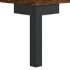 vidaXL Coffee Table Brown Oak Engineered Wood, Iron 35.4 x 19.7 x 15.7 in