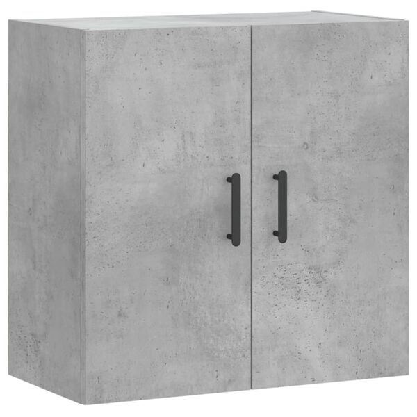 vidaXL Wall Cabinet Concrete grey Engineered wood Medium Wall Cabinet