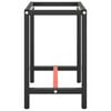 vidaXL Work Bench Frame Matte black and matte red Powder-coated metal
