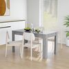 vidaXL Dining Table Concrete grey Engineered wood 55.1 in long Durable