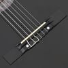 vidaXL 12 Piece Western Classical Guitar Set with 6 Strings Black 38"