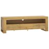 vidaXL TV Cabinet Teak Solid teak wood 43.3 x 11.8 x 13.8 in TV Cabinet