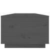 vidaXL Coffee Table Gray Solid pine wood Medium Coffee Table