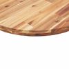 vidaXL Table Top Natural Solid acacia wood 23.6 in diameter Durable