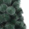 vidaXL Artificial Pre-lit Christmas Tree with 300 LEDs Green 70.9" PET